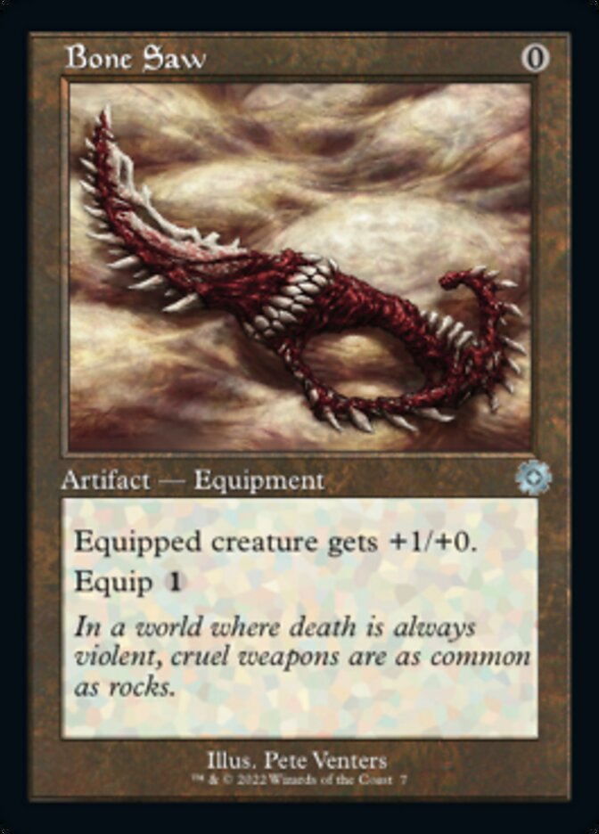 Bone Saw (Retro) [The Brothers' War Retro Artifacts] Magic: The Gathering