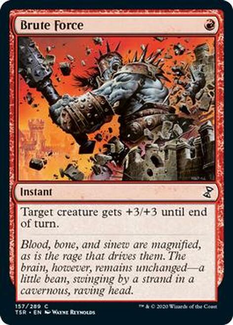 Brute Force [Time Spiral Remastered] Magic: The Gathering