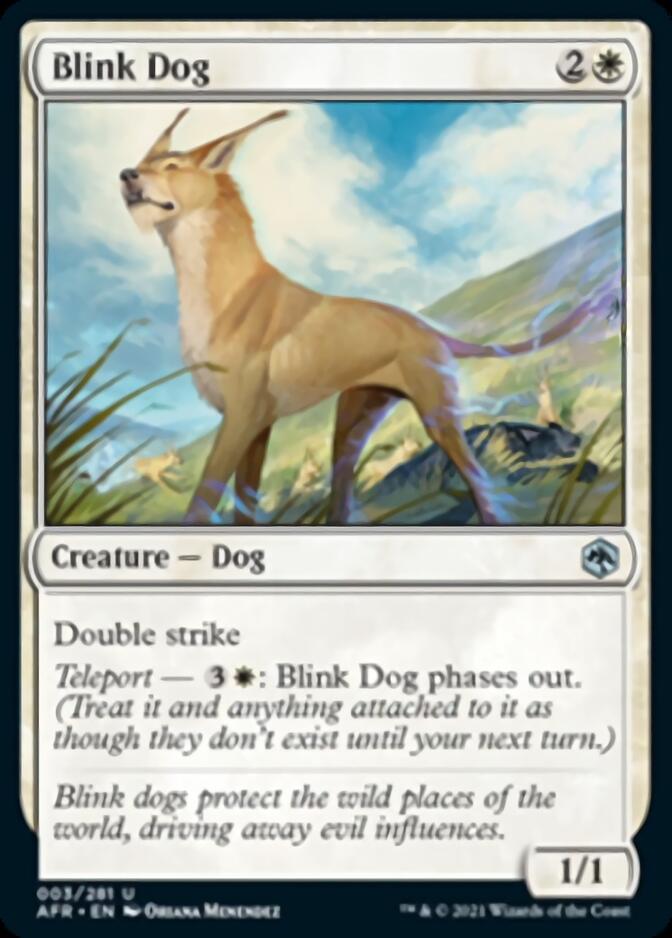 Blink Dog [Dungeons & Dragons: Adventures in the Forgotten Realms] Magic: The Gathering