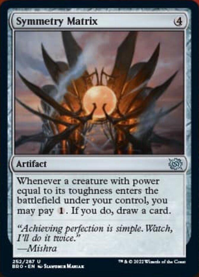 Symmetry Matrix [The Brothers' War] Magic: The Gathering