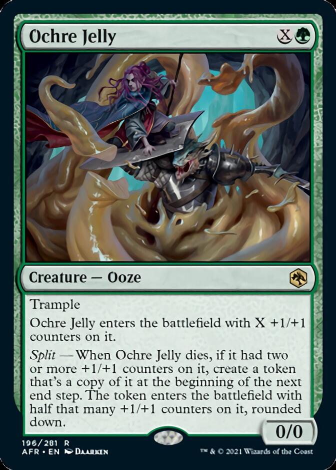 Ochre Jelly [Dungeons & Dragons: Adventures in the Forgotten Realms] Magic: The Gathering