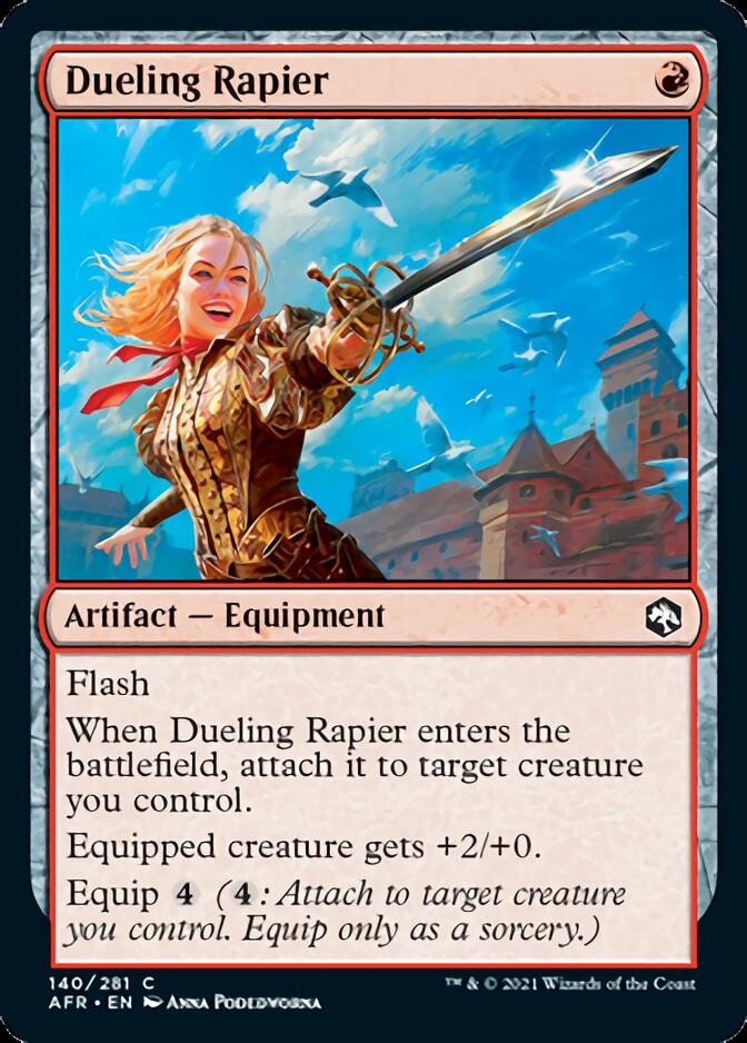 Dueling Rapier [Dungeons & Dragons: Adventures in the Forgotten Realms] Magic: The Gathering