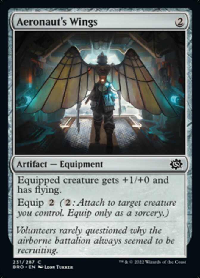 Aeronaut's Wings [The Brothers' War] Magic: The Gathering