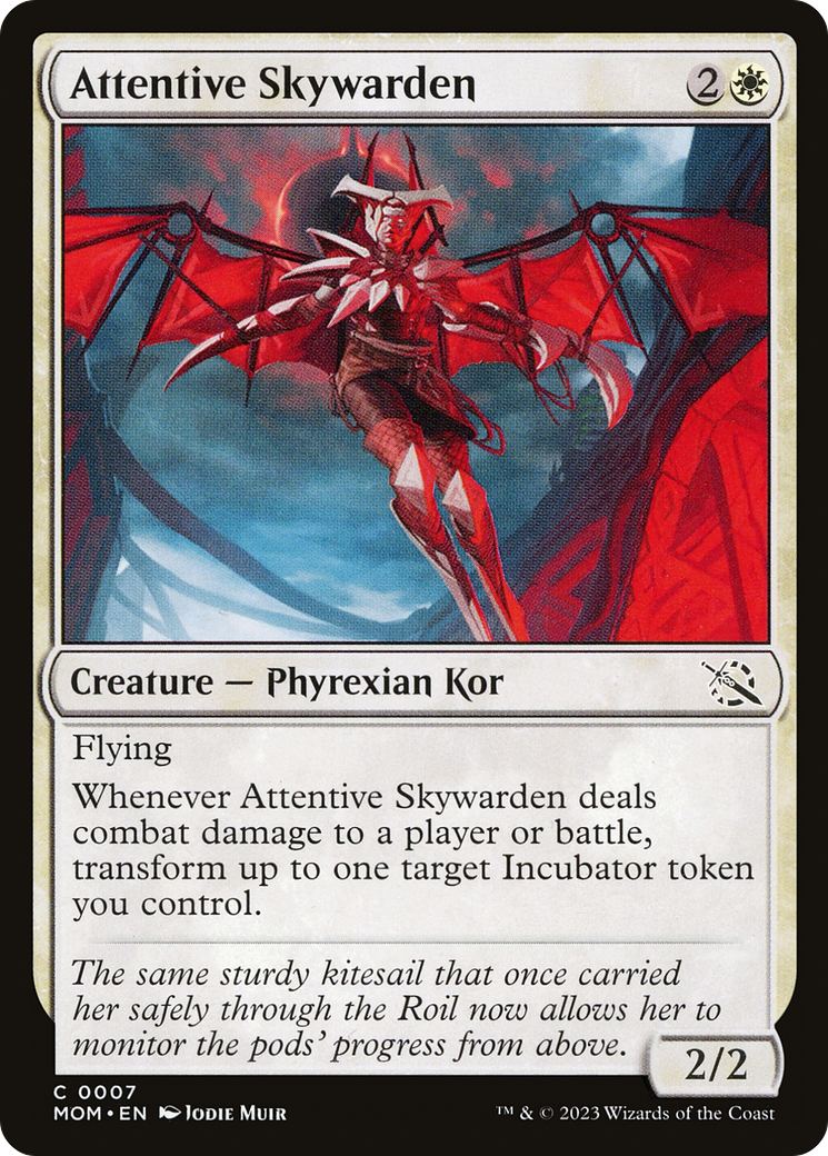 Attentive Skywarden [March of the Machine] Magic: The Gathering