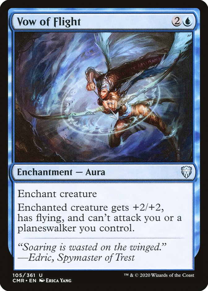 Vow of Flight [Commander Legends] Magic: The Gathering