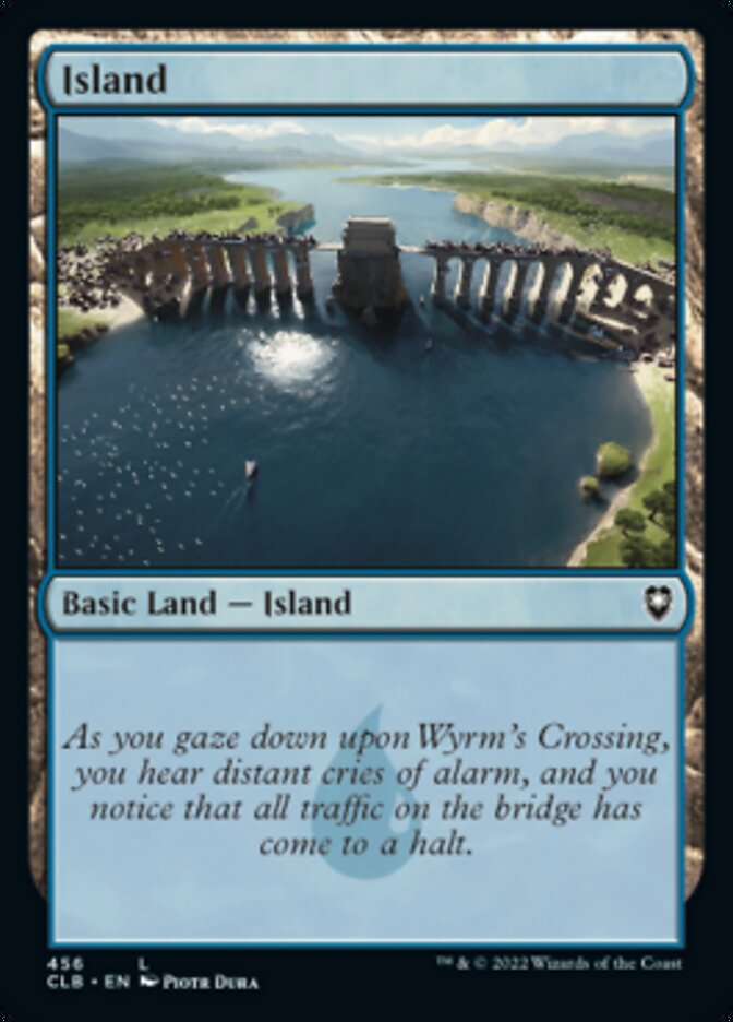 Island (456) [Commander Legends: Battle for Baldur's Gate] Magic: The Gathering