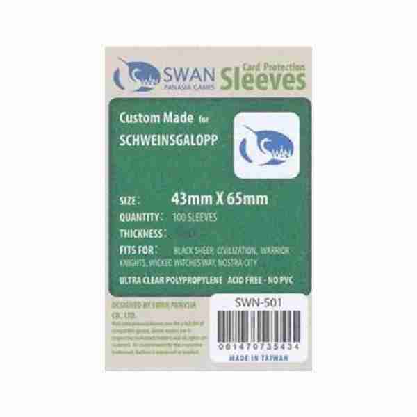 Swan Sleeves Premium (43x65mm) 100 pack