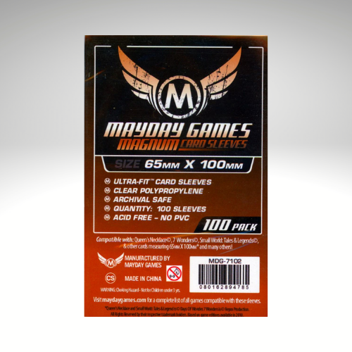 Mayday Games "7 Wonders" Standard Magnum Ultra-Fit (65x100mm) 100 pack