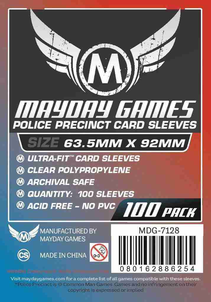 Mayday Games "Police Precinct" Standard Ultra Fit (63.5x92mm) 100 pack