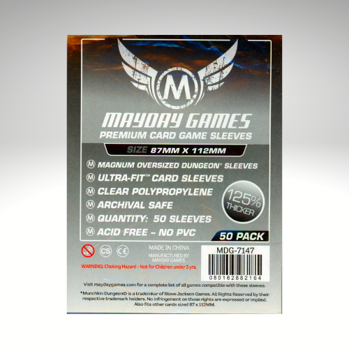 Mayday Games Munchkin Dungeon Sleeve Magnum Ocersized Premium (87x112mm) 50 pack