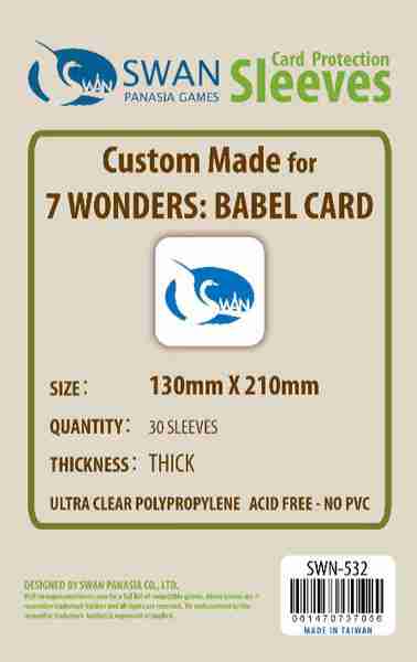 Swan Sleeves Premium 7 wonders (130x210mm) 30 pack