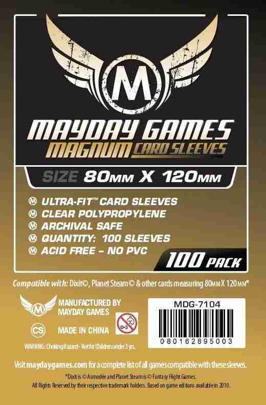 Mayday Games Dixit Sleeve Magnum Ultra Fit Standard (80x120mm) 100 pack